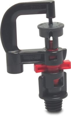 NaanDan Micro sprinkler plastic male thread type Hadar 7110, medium range rotor