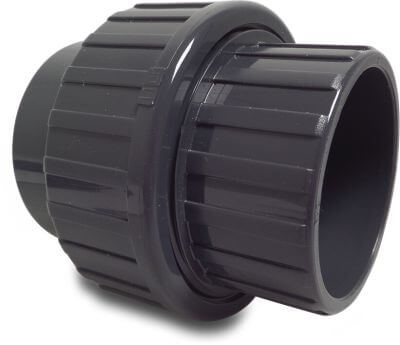 Profec Raccord union PVC-U collage femelle gris