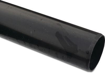Druckrohr PVC-U 16 bar ISO PN16 DIN PN16 Klebemuffe x Glatt Schwarz
