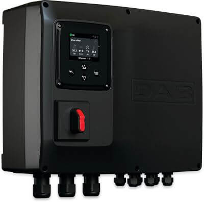 DAB Universal electronic pump control panel 12-12A 230/400VAC Typ NGPANEL 2 PUMPS 12A