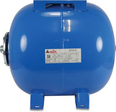 Elbi Réservoir à membrane acier 10 bar filetage mâle type horizontal