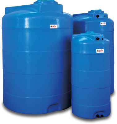 Elbi Tank LDPE blå type CV vertikal