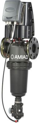 Amiad Automatisk filter nylon 8 bar flange sort