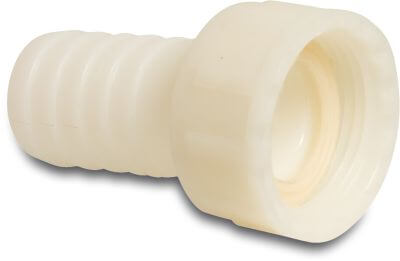 Schlauchtülle PA (Nylon) 16 bar Überwurfmutter IG x Schlauchtülle
