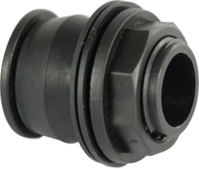 Push-in Traversée PP 4 bar filetage mâle noir