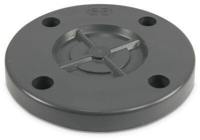 Profec Blind flange PVC-U DIN flange grey