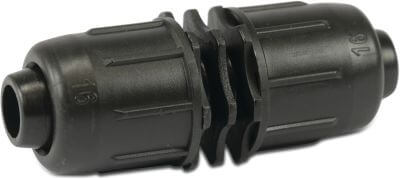 Schlauchverbinder PP 4 bar lock Schwarz