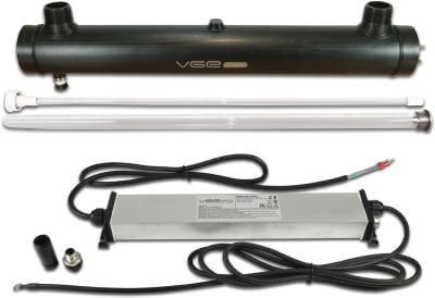 VGE Pro Low pressure lamp UV system HDPE
