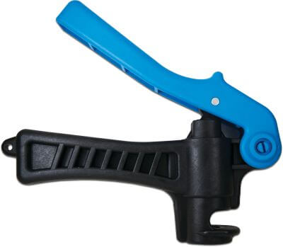 Azud Poinçon plastique noir/bleu
