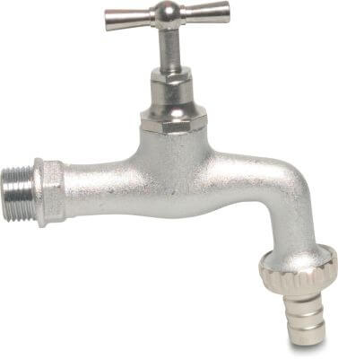 Aftapningshane messing udvendig gevind x slangestuds type 355S