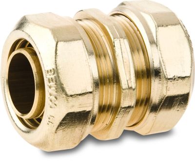Beulco Muff mässing DVGW 16 bar spänn type 6605