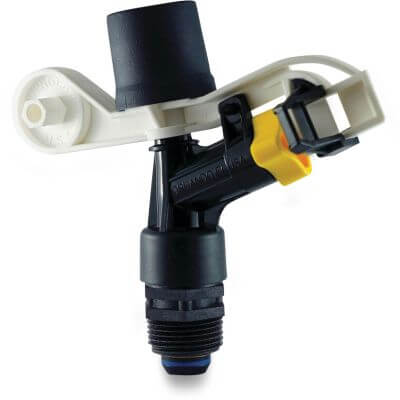 Senninger Arroseur à secteur plastique filetage mâle blanc