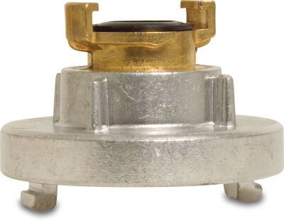 Adaptateur aluminium/laiton 12 bar type Storz 52C