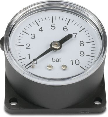 Manometer Polyamid Einsteck Schwarz Typ Trocken