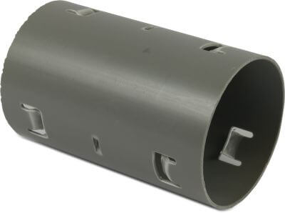 Socket PVC click socket grey