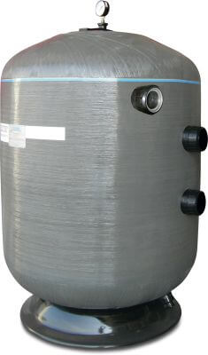 Waterco Commercieel zandfilter glasvezel 2,5 bar flens grijs