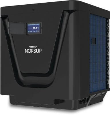 Norsup Heat pump Inverter ABS CE black vertical P