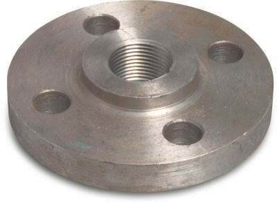 Profec Flange threaded steel 16 bar DIN flange x female thread black