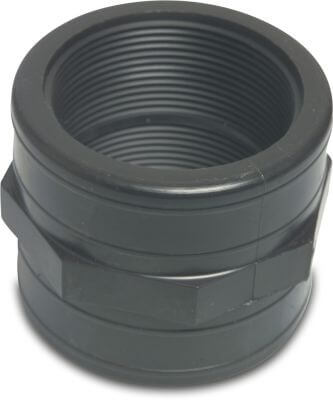 Manchon PP filetage femelle noir