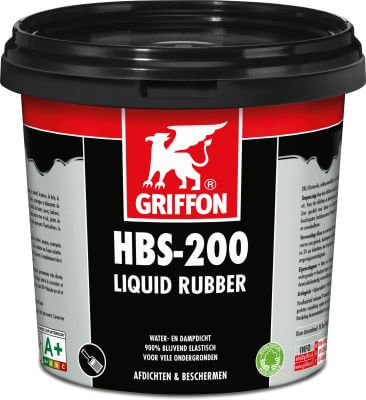 Griffon Flytande gummi svart type HBS-200