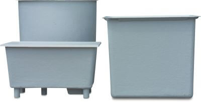 Behälter Polyester Grau