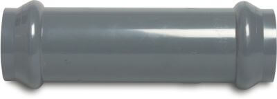 Reparaturmuffe PVC-U 10 bar Steckmuffe Grau