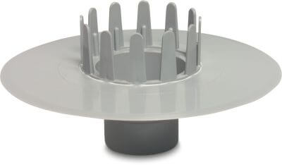 Takavlopp PVC-U grå type CO