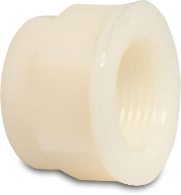 Kappe Nylon 16 bar Innengewinde Weiß