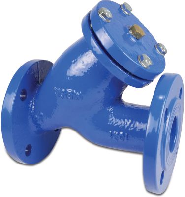 Profec Filtre en ligne fonte GG 25 16 bar bride DIN bleu