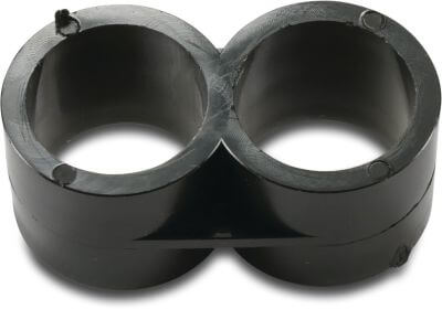 Doppelschelle PP Schwarz