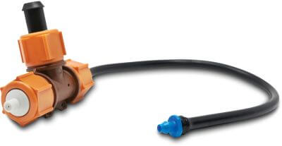 NaanDan Lavtryksforstøver plastik modhage orange/sort type TurboFog with microtube