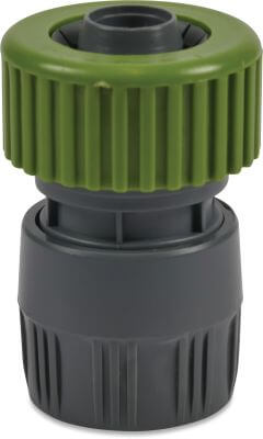 Flotide Aansluiting PVC-U knel x vrouwelijk klik grijs/groen