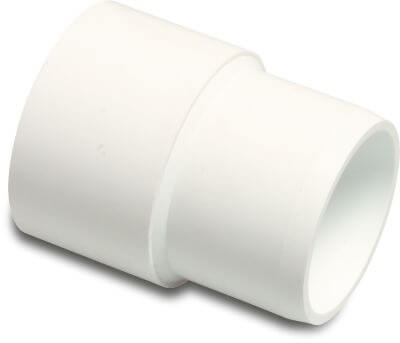 Socket PVC-U 16 bar imperial glue socket x imperial glue spigot white