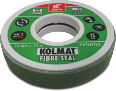 Griffon Fibertætning DVGW/GASTEC/WRAS grøn type Kolmat