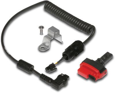 Grundfos Umwälzpumpe mit variabler Drehzahl Alpha2 (180) Gusseisen WRAS Außengewinde Schwarz/Rot