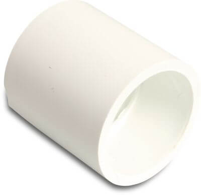 Socket PVC-U 16 bar imperial glue socket white
