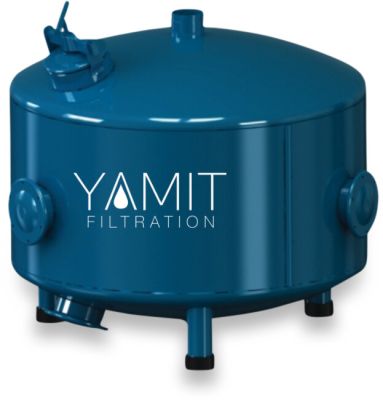Yamit Sandfilter carbon steel ST37.2 8 bar Victaulic blå
