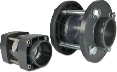 Profec Sight glass PVC-U glue socket transparent