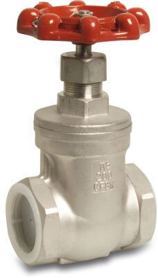 Profec Schuifafsluiter RVS 316 16 bar binnendraad type 907