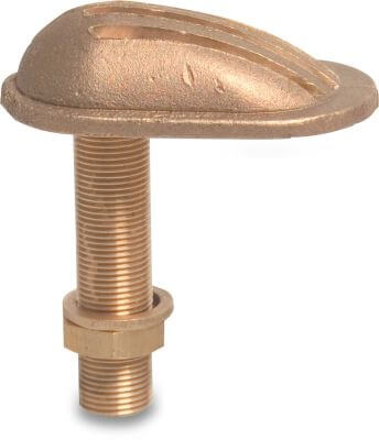 Nr. 50 Rumpfwasseransaugstück Messing 40 bar Außengewinde